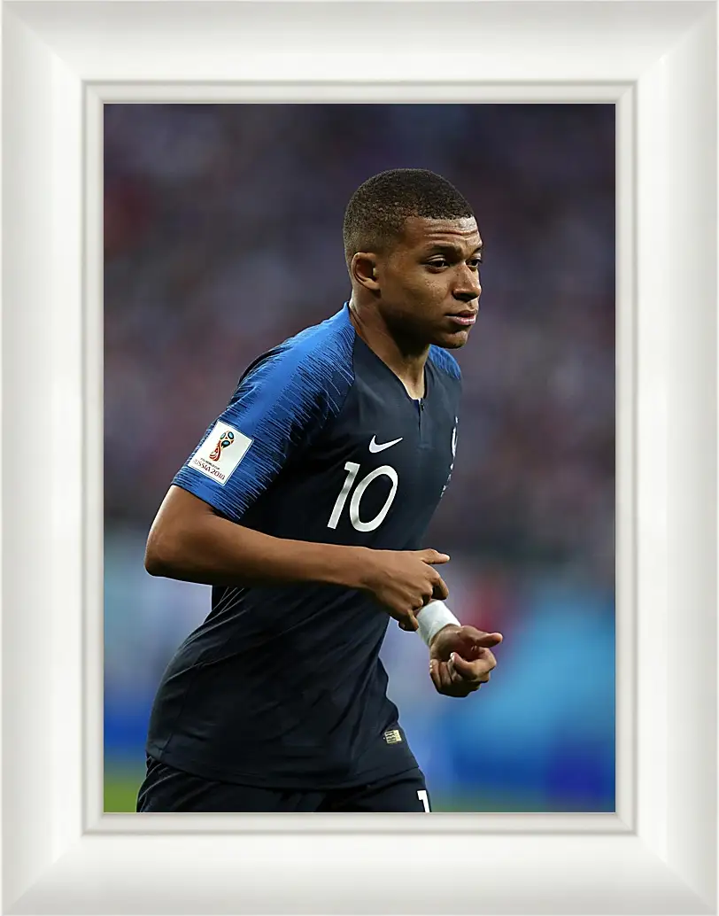 Картина в раме - Килиан Мбаппе. Kylian Mbappé