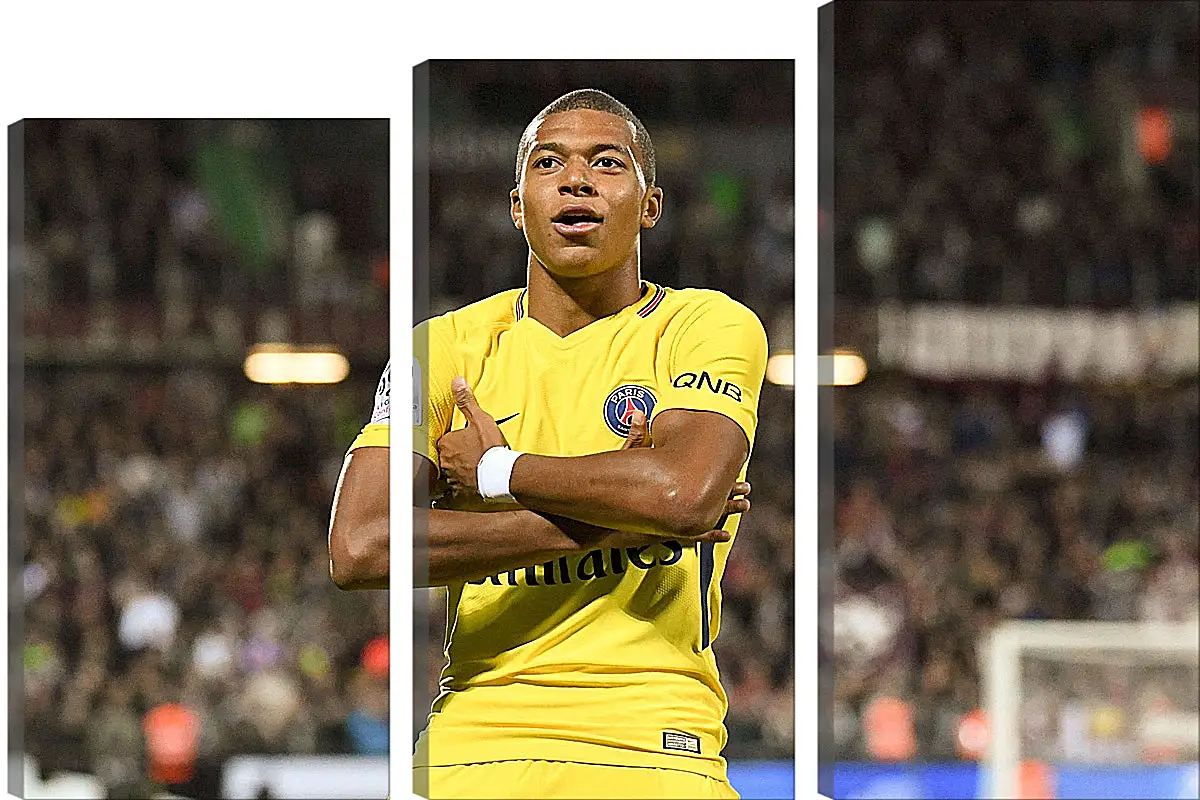 Модульная картина - Килиан Мбаппе. Kylian Mbappé