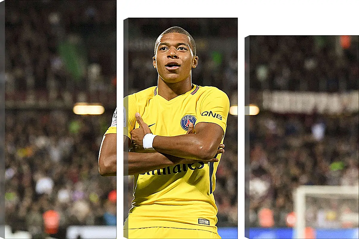 Модульная картина - Килиан Мбаппе. Kylian Mbappé