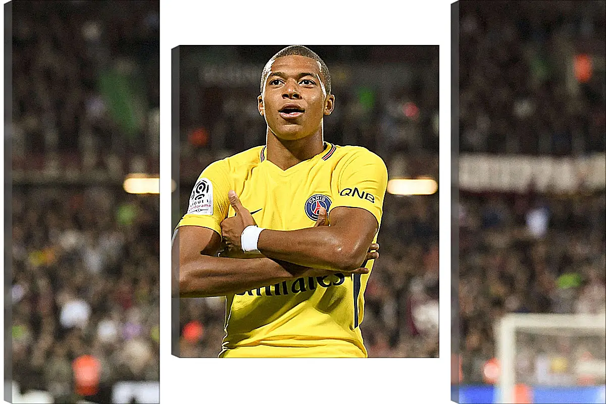 Модульная картина - Килиан Мбаппе. Kylian Mbappé