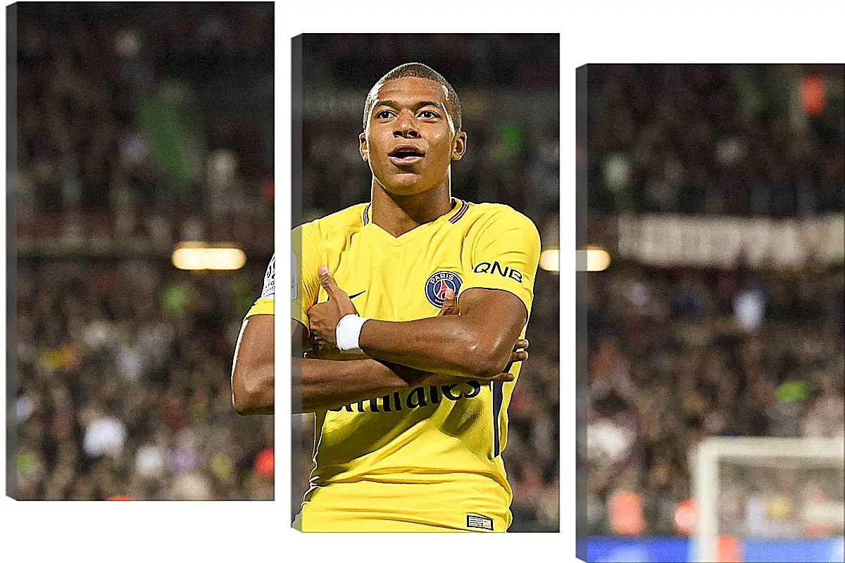 Модульная картина - Килиан Мбаппе. Kylian Mbappé