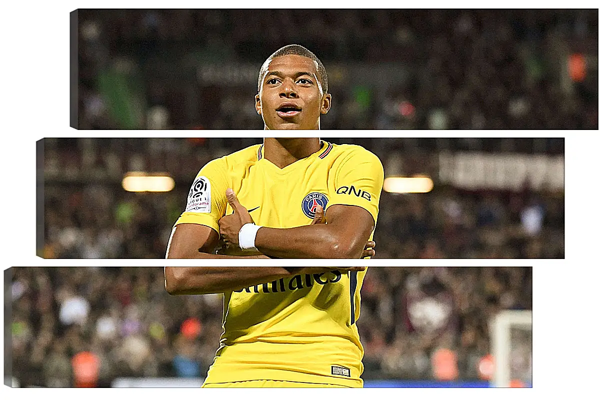 Модульная картина - Килиан Мбаппе. Kylian Mbappé