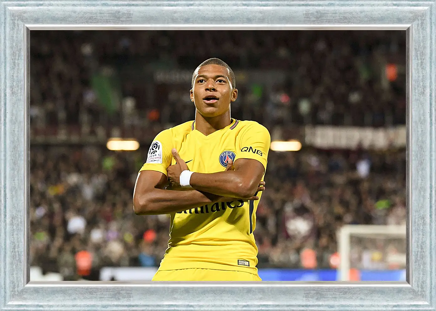 Картина в раме - Килиан Мбаппе. Kylian Mbappé