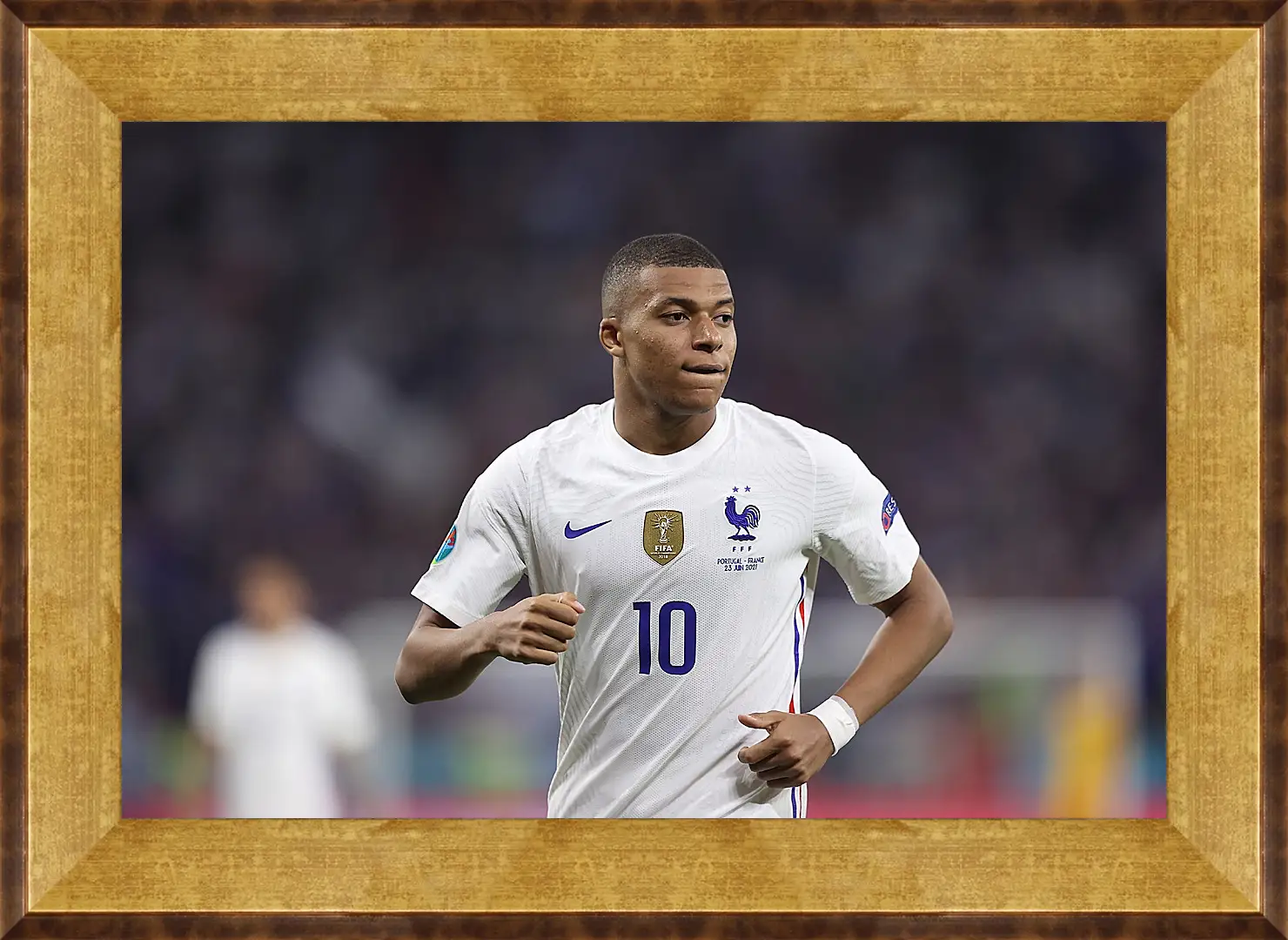 Картина в раме - Килиан Мбаппе. Kylian Mbappé