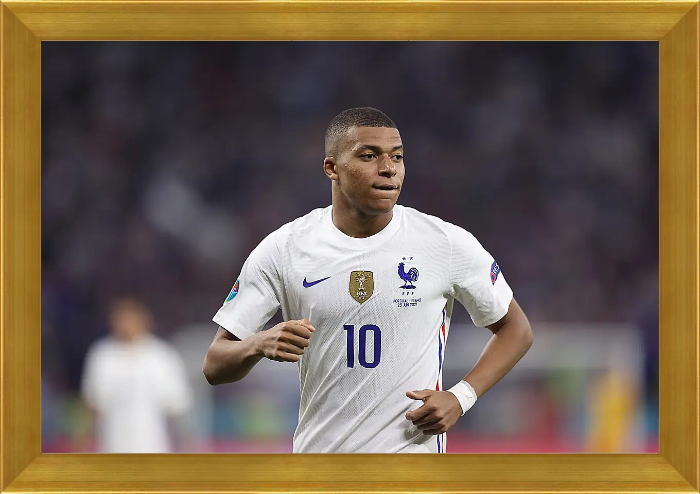 Картина в раме - Килиан Мбаппе. Kylian Mbappé