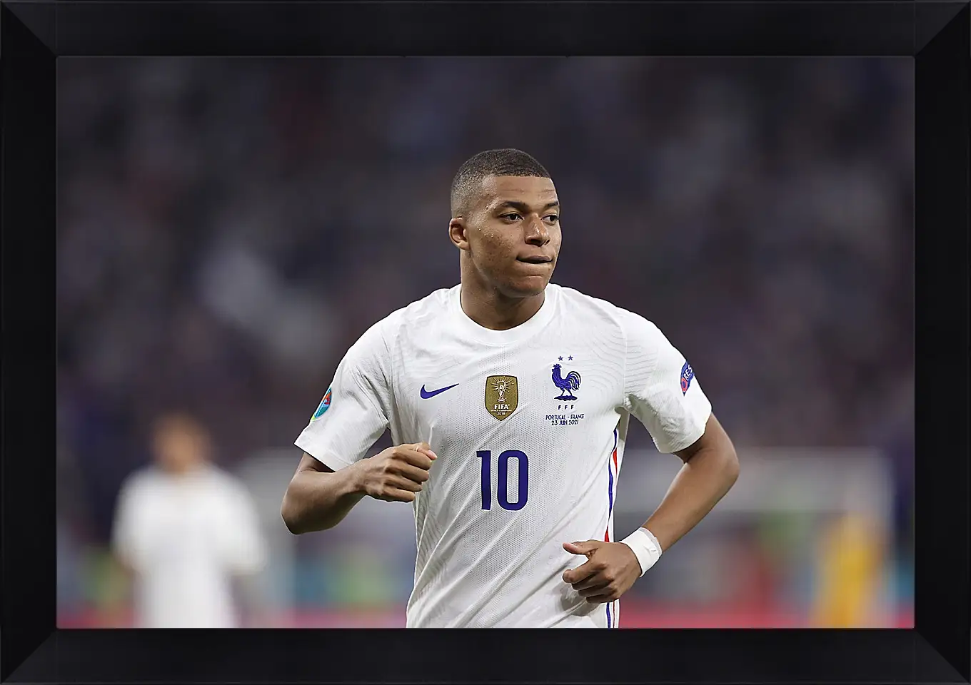 Картина в раме - Килиан Мбаппе. Kylian Mbappé