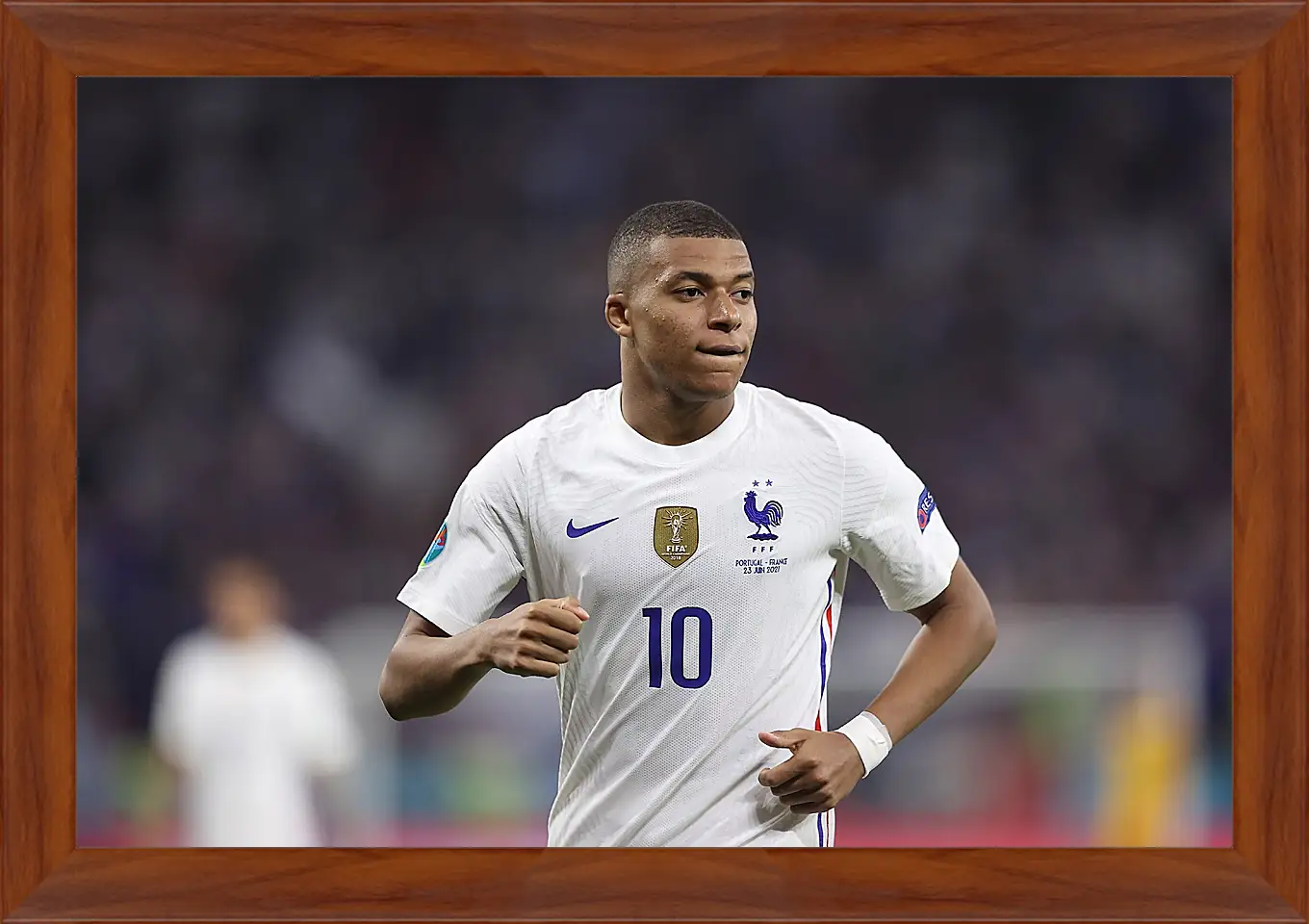 Картина в раме - Килиан Мбаппе. Kylian Mbappé