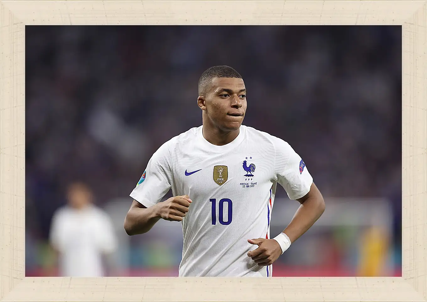 Картина в раме - Килиан Мбаппе. Kylian Mbappé