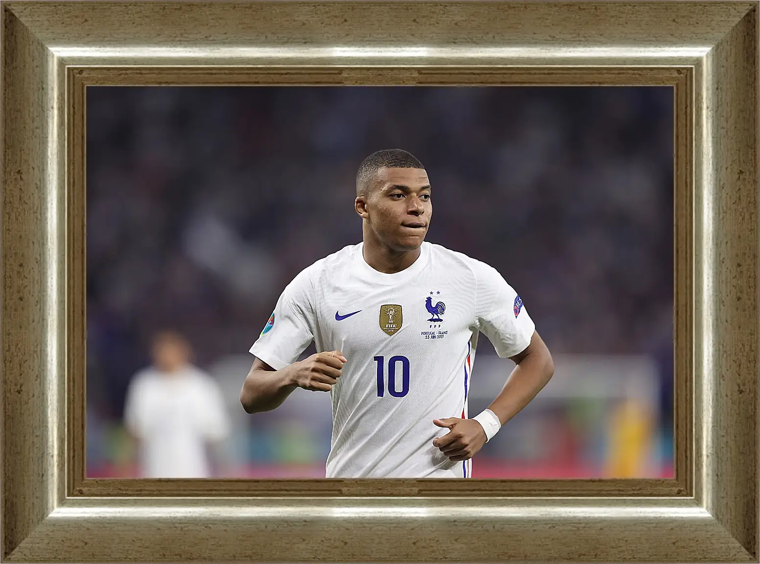 Картина в раме - Килиан Мбаппе. Kylian Mbappé