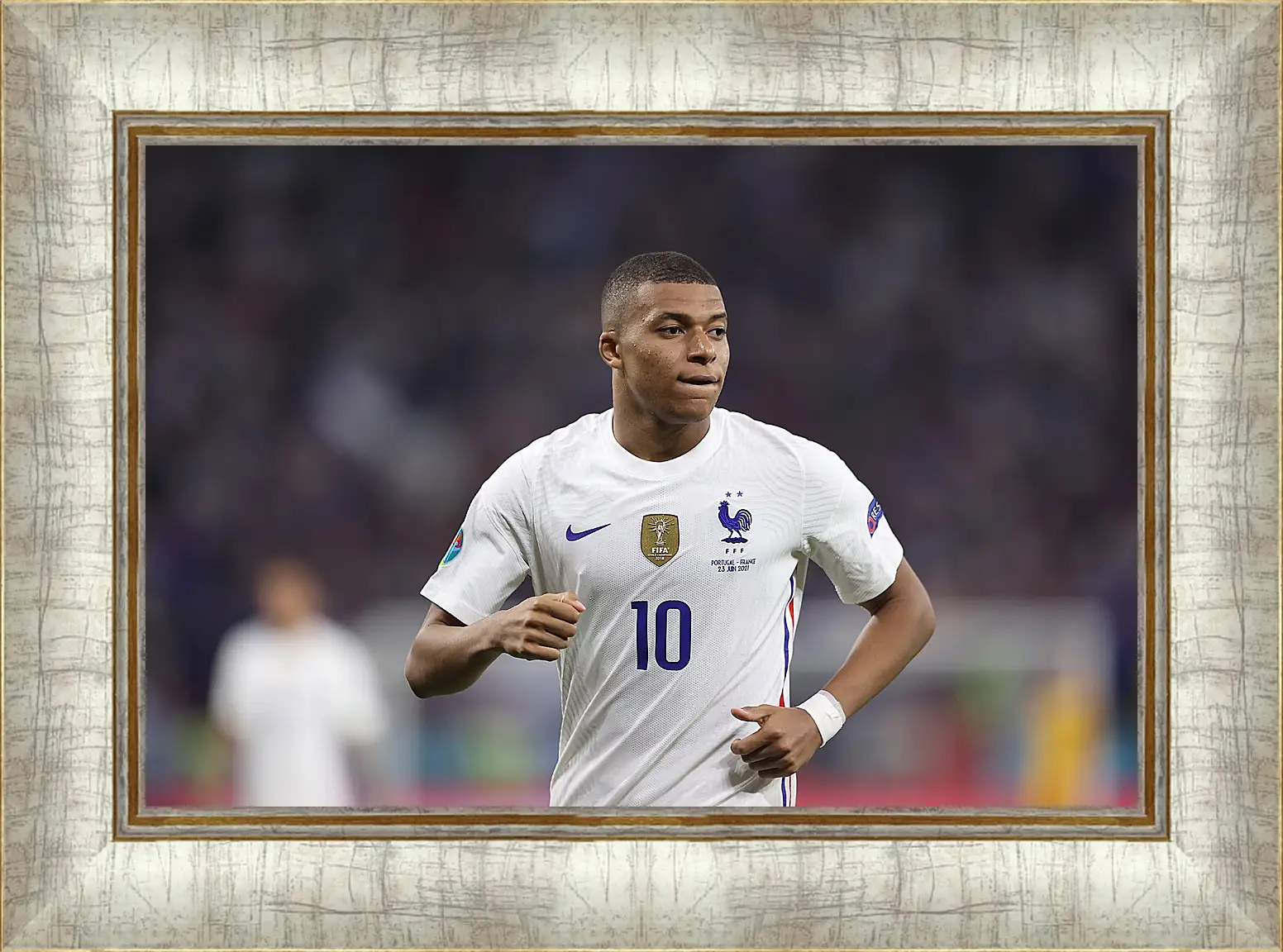 Картина в раме - Килиан Мбаппе. Kylian Mbappé