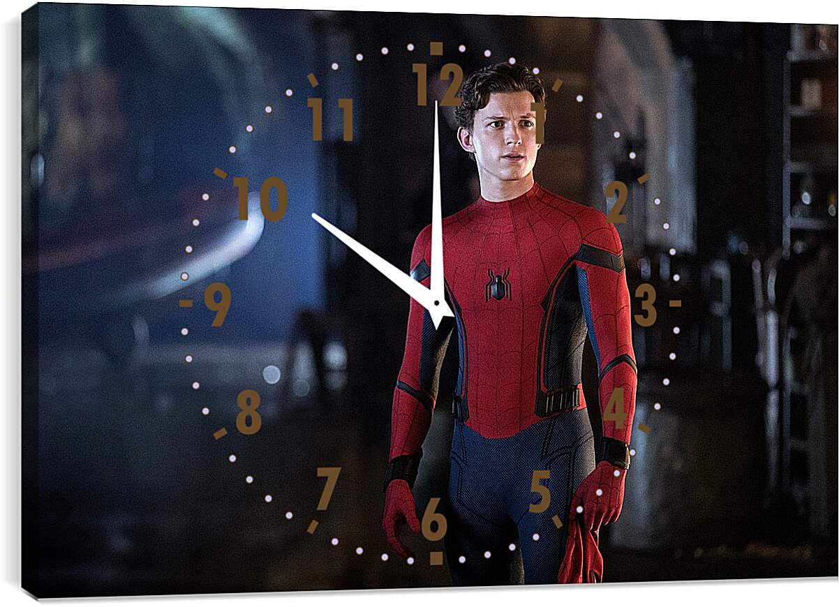 Часы картина - Человек паук