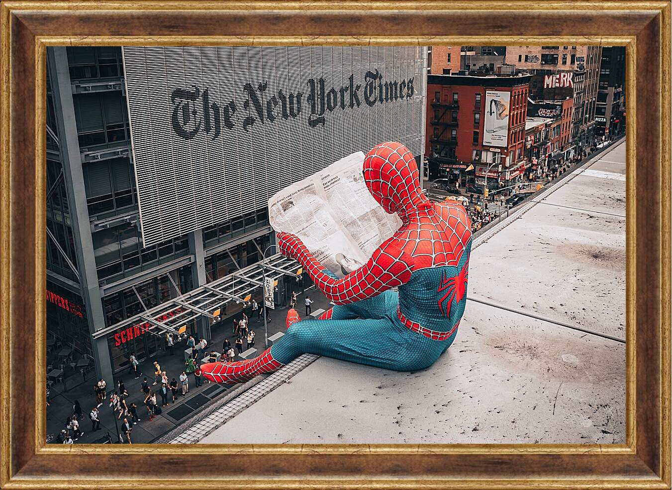 Картина в раме - Человек паук