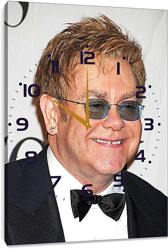 Часы картина - Элтон Джон. Elton John