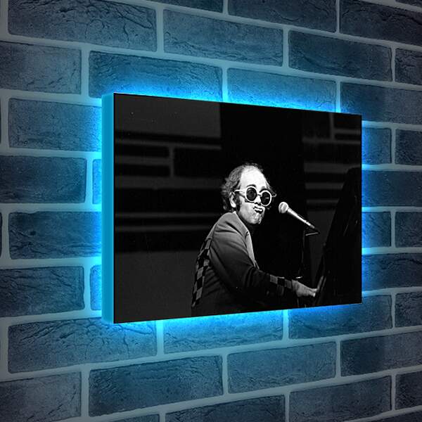 Лайтбокс световая панель - Элтон Джон. Elton John