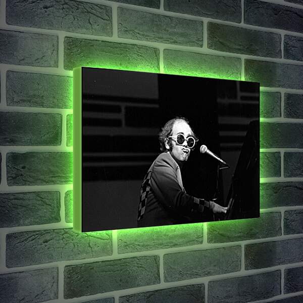 Лайтбокс световая панель - Элтон Джон. Elton John