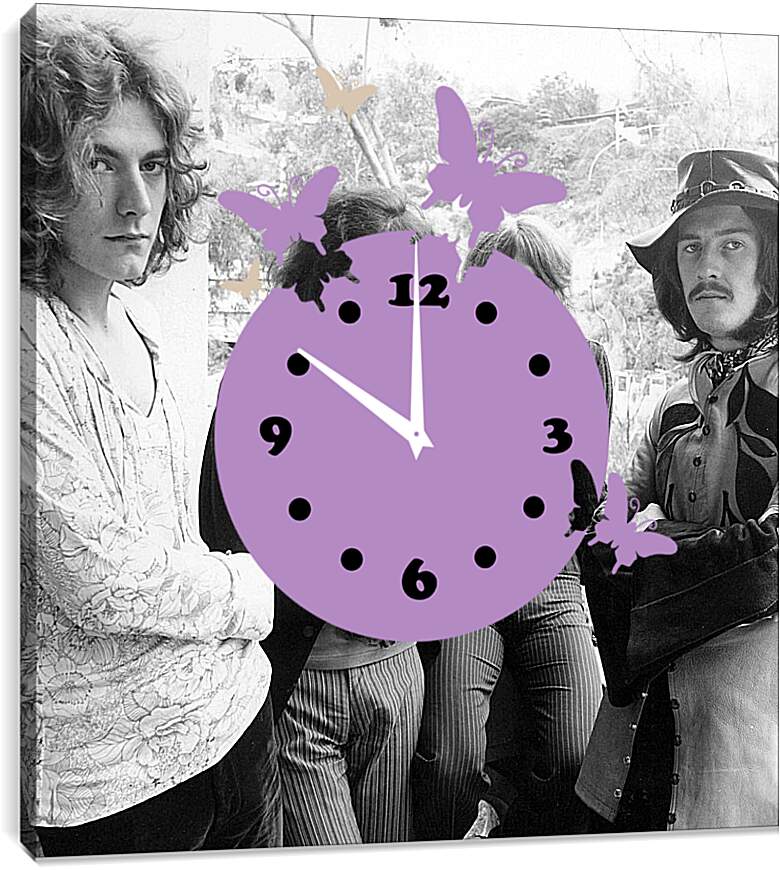 Часы картина - Лед Зеппелин. Led Zeppelin
