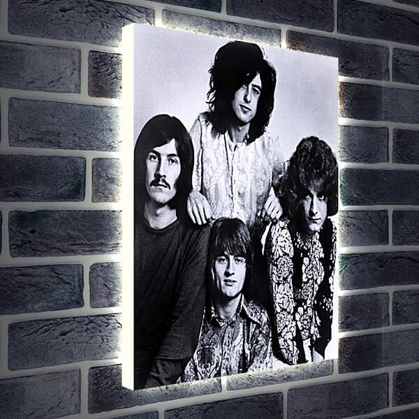 Лайтбокс световая панель - Лед Зеппелин. Led Zeppelin