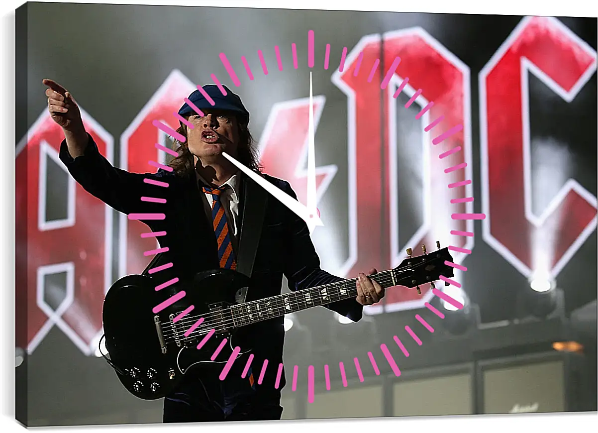 Часы картина - AC/DC