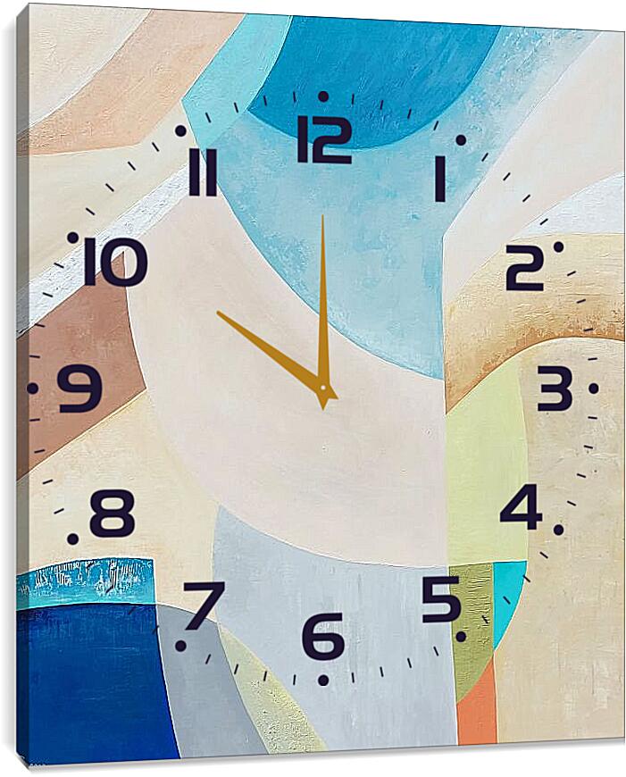 Часы картина - Абстракция 10