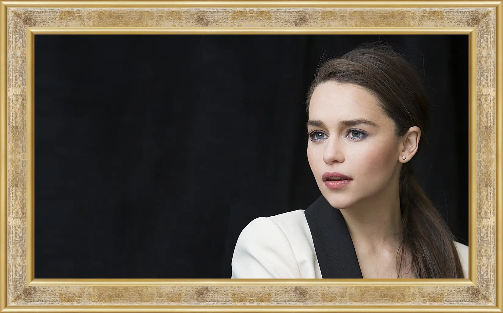 Картина в раме - Эмилия Кларк. Emilia Clarke