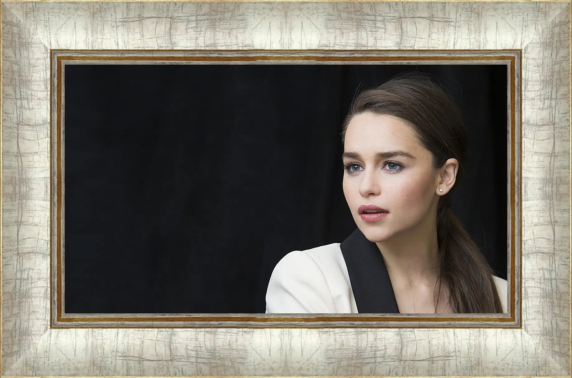 Картина в раме - Эмилия Кларк. Emilia Clarke