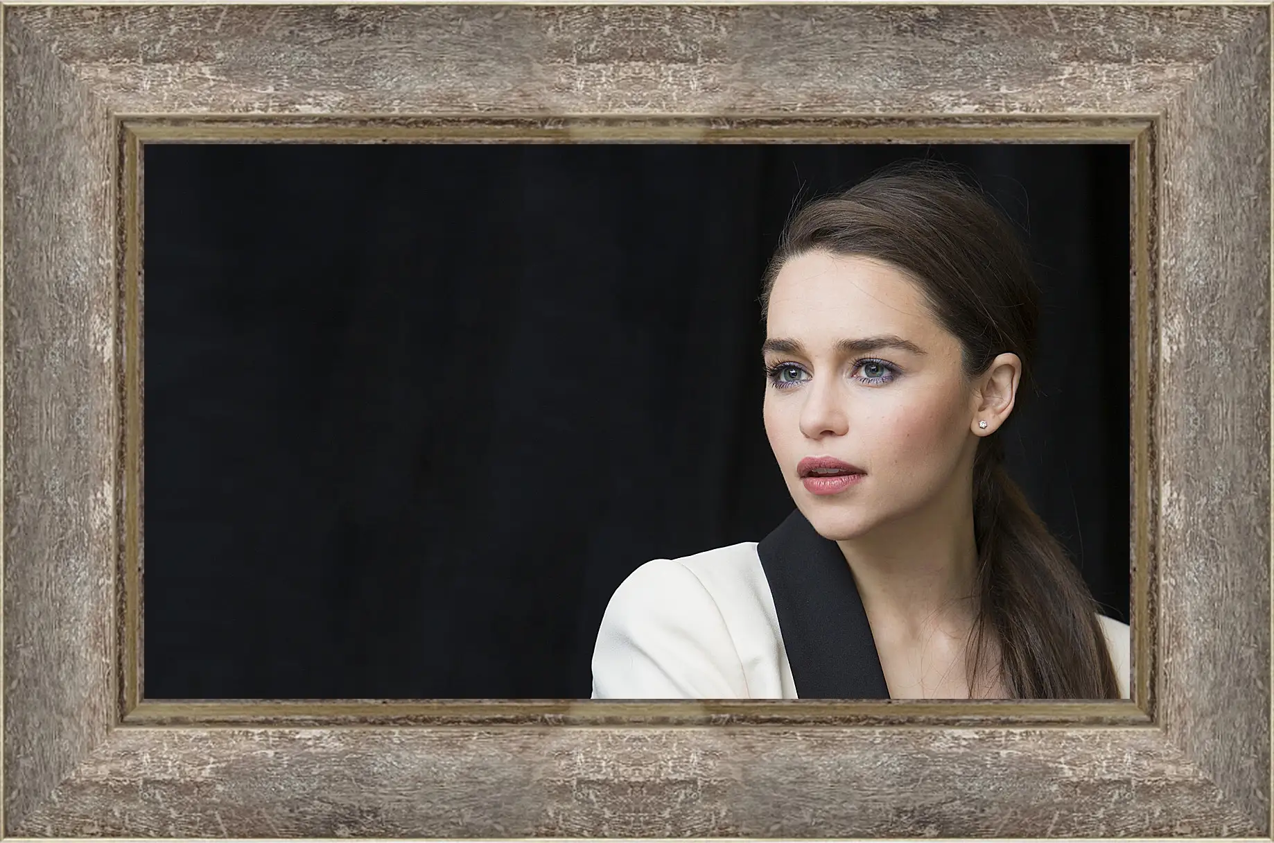 Картина в раме - Эмилия Кларк. Emilia Clarke
