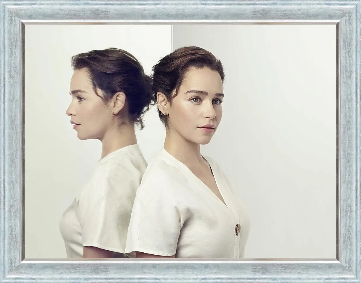 Картина в раме - Эмилия Кларк. Emilia Clarke