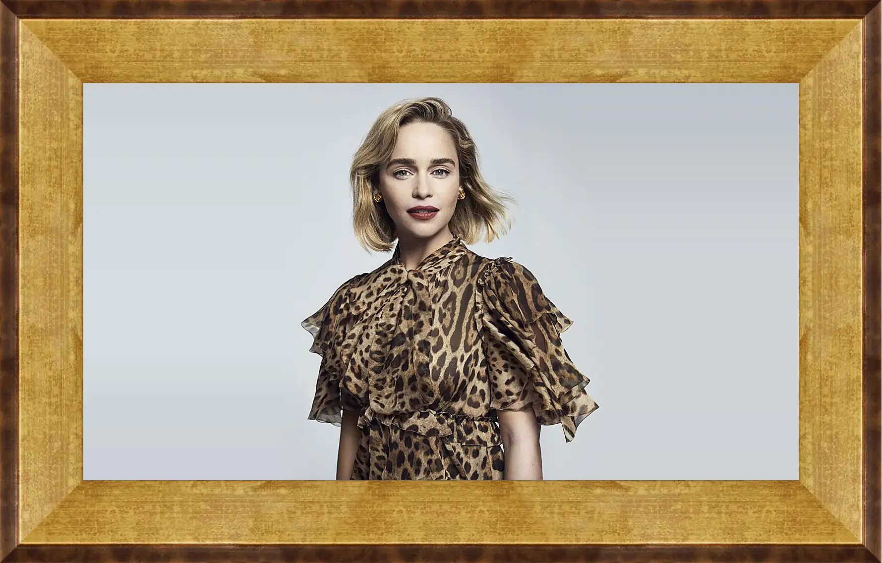 Картина в раме - Эмилия Кларк. Emilia Clarke