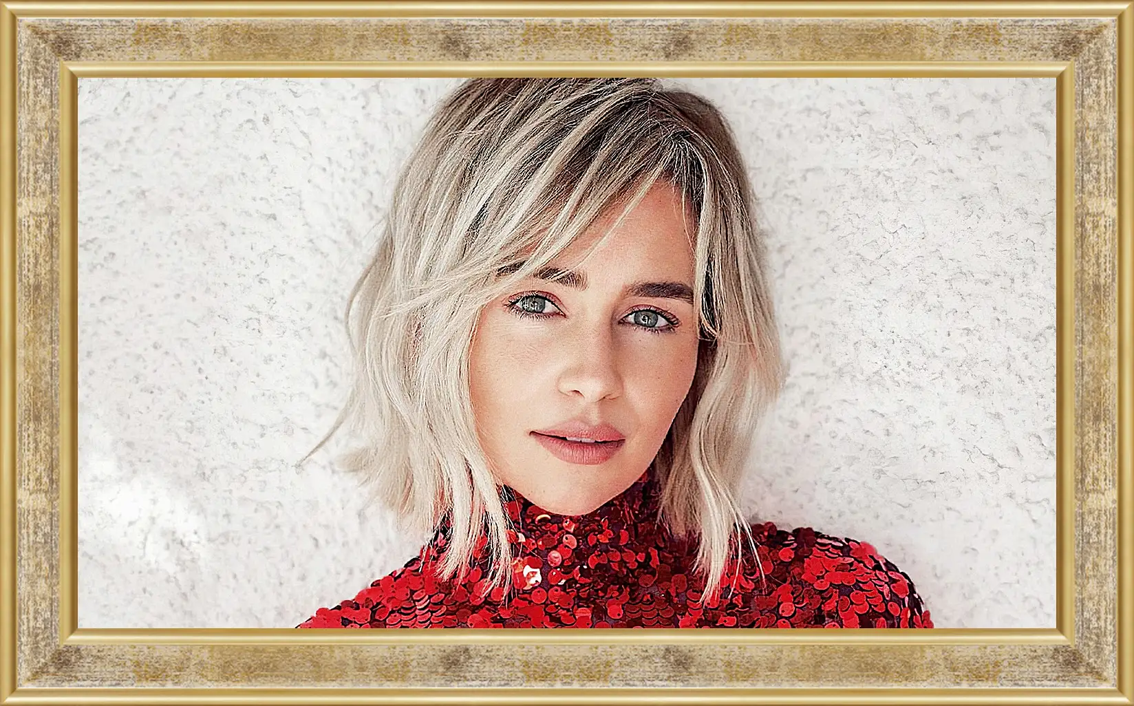 Картина в раме - Эмилия Кларк. Emilia Clarke