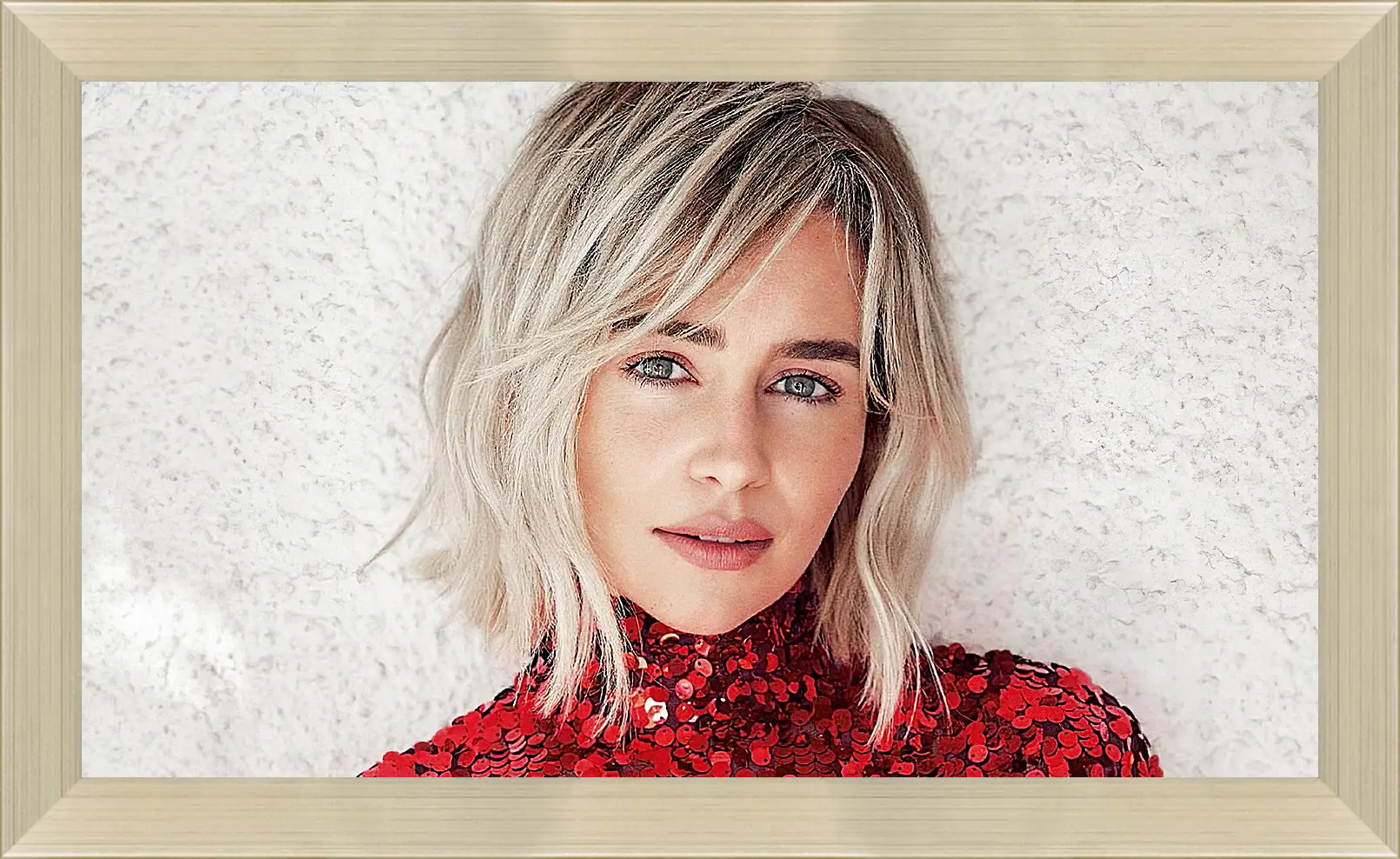 Картина в раме - Эмилия Кларк. Emilia Clarke