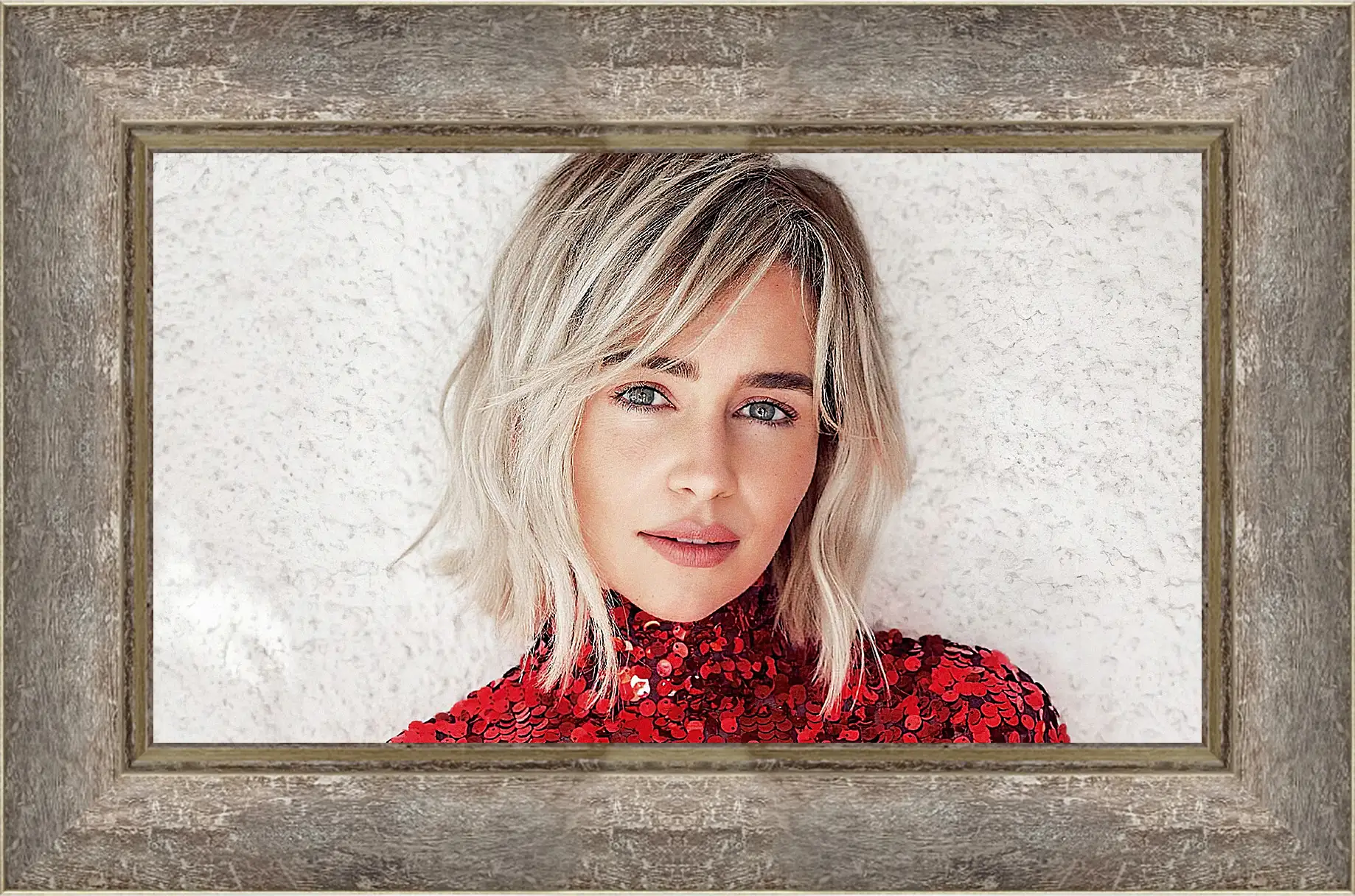 Картина в раме - Эмилия Кларк. Emilia Clarke