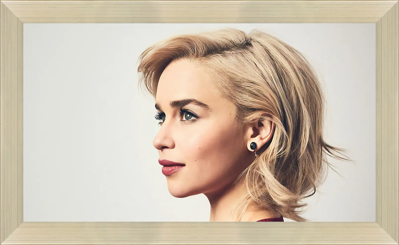 Картина в раме - Эмилия Кларк. Emilia Clarke