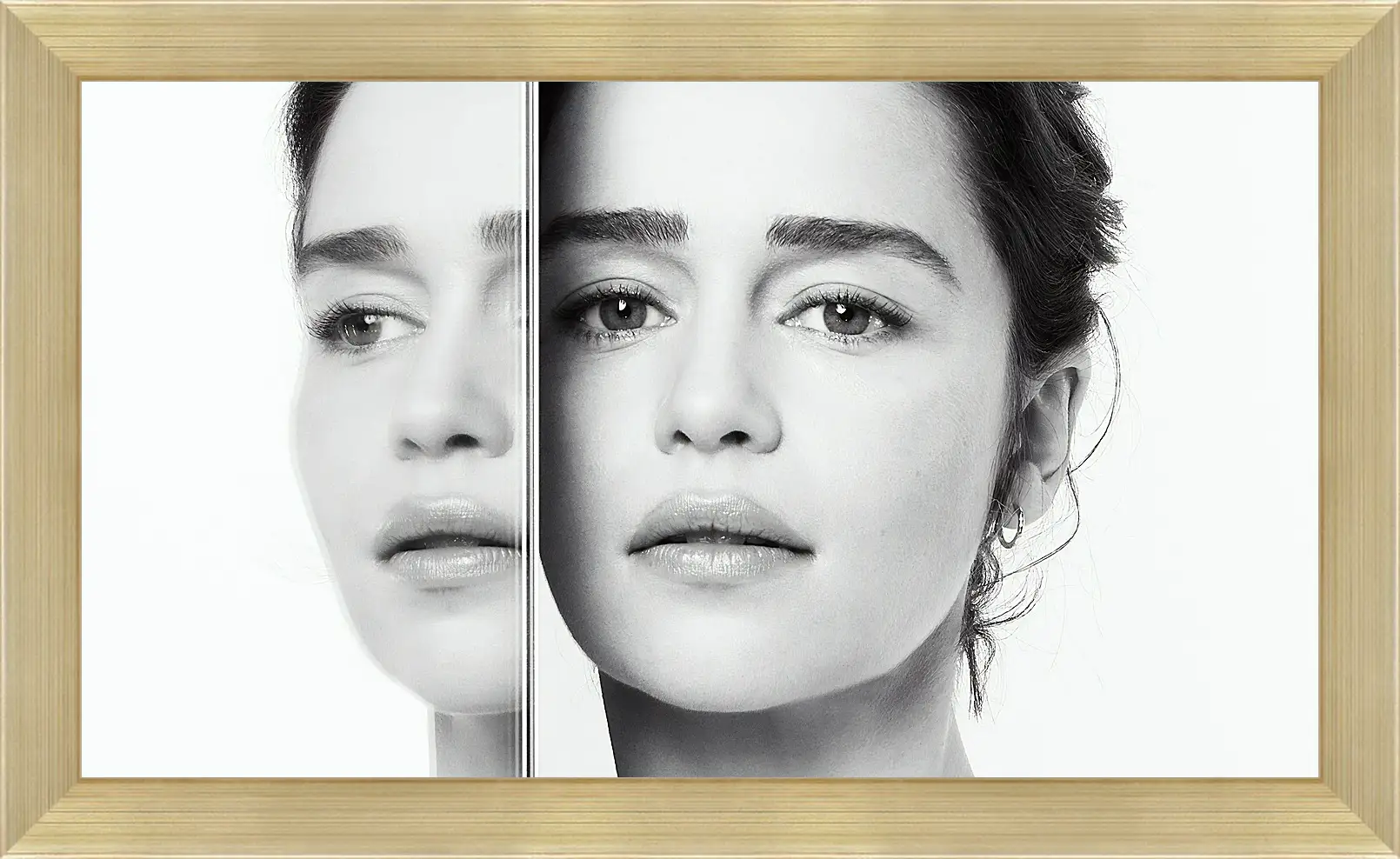 Картина в раме - Эмилия Кларк. Emilia Clarke