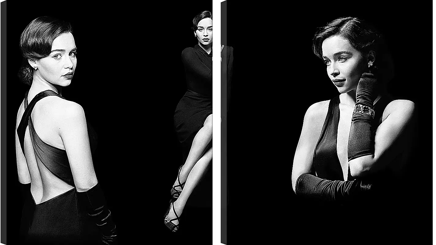 Модульная картина - Эмилия Кларк. Emilia Clarke