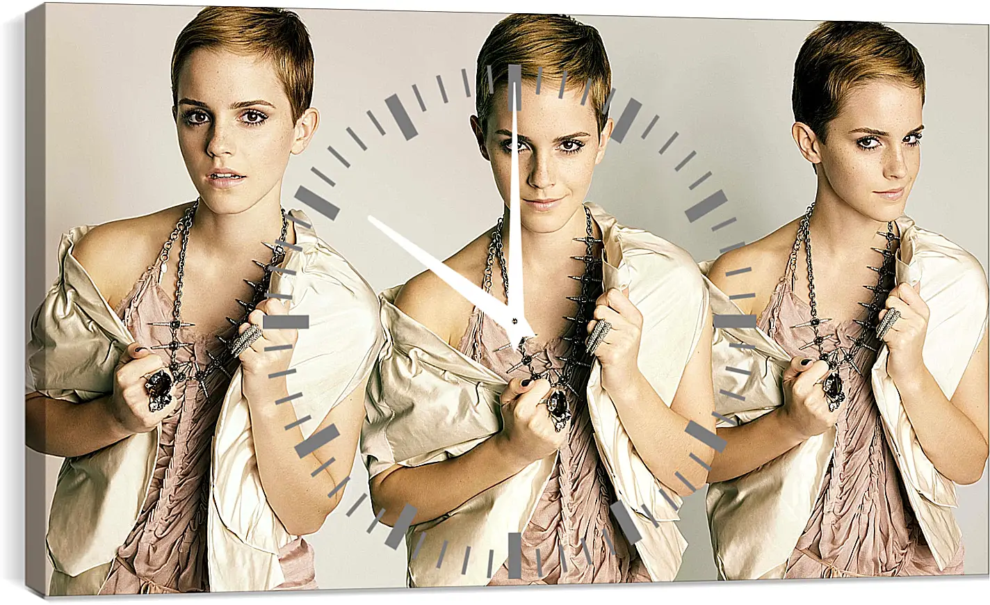 Часы картина - Эмма Уотсон. Emma Watson