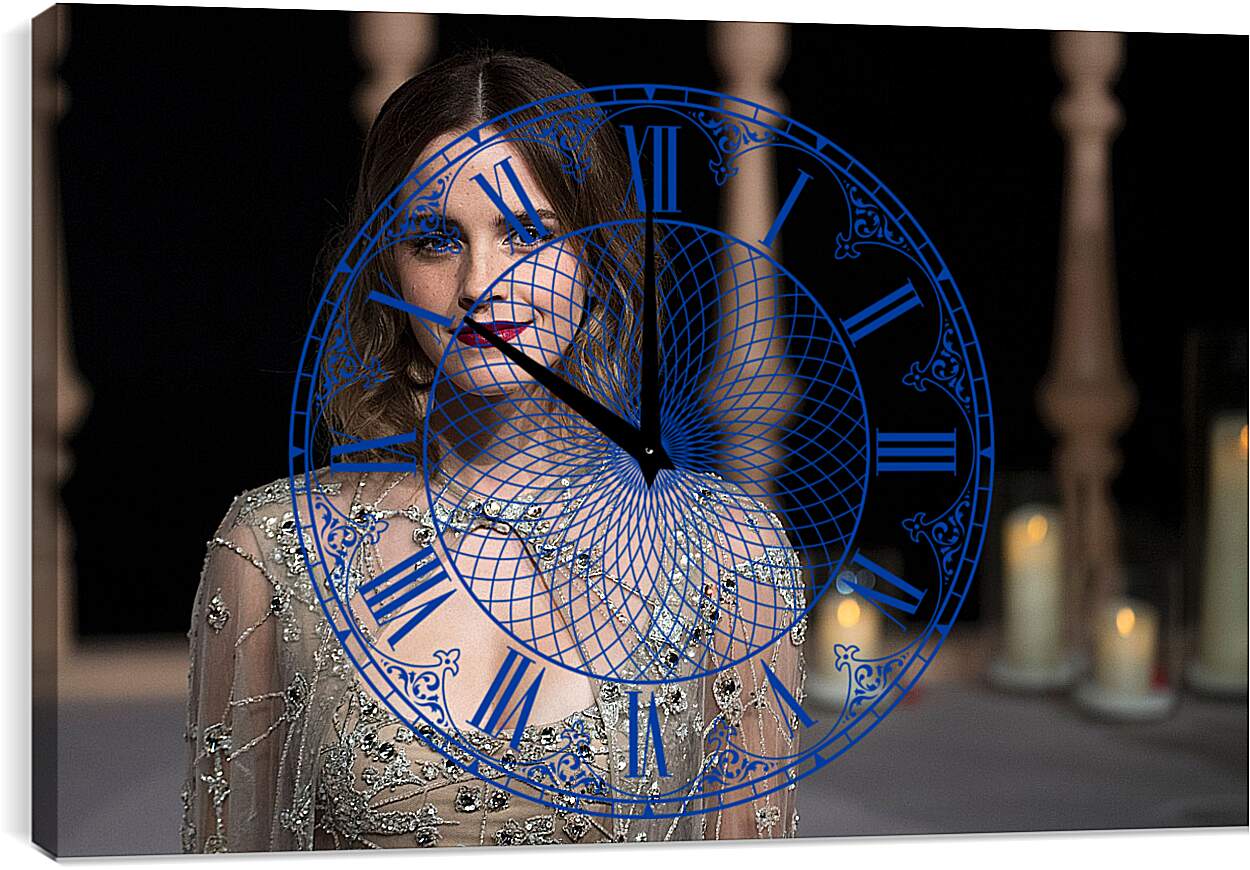 Часы картина - Эмма Уотсон. Emma Watson