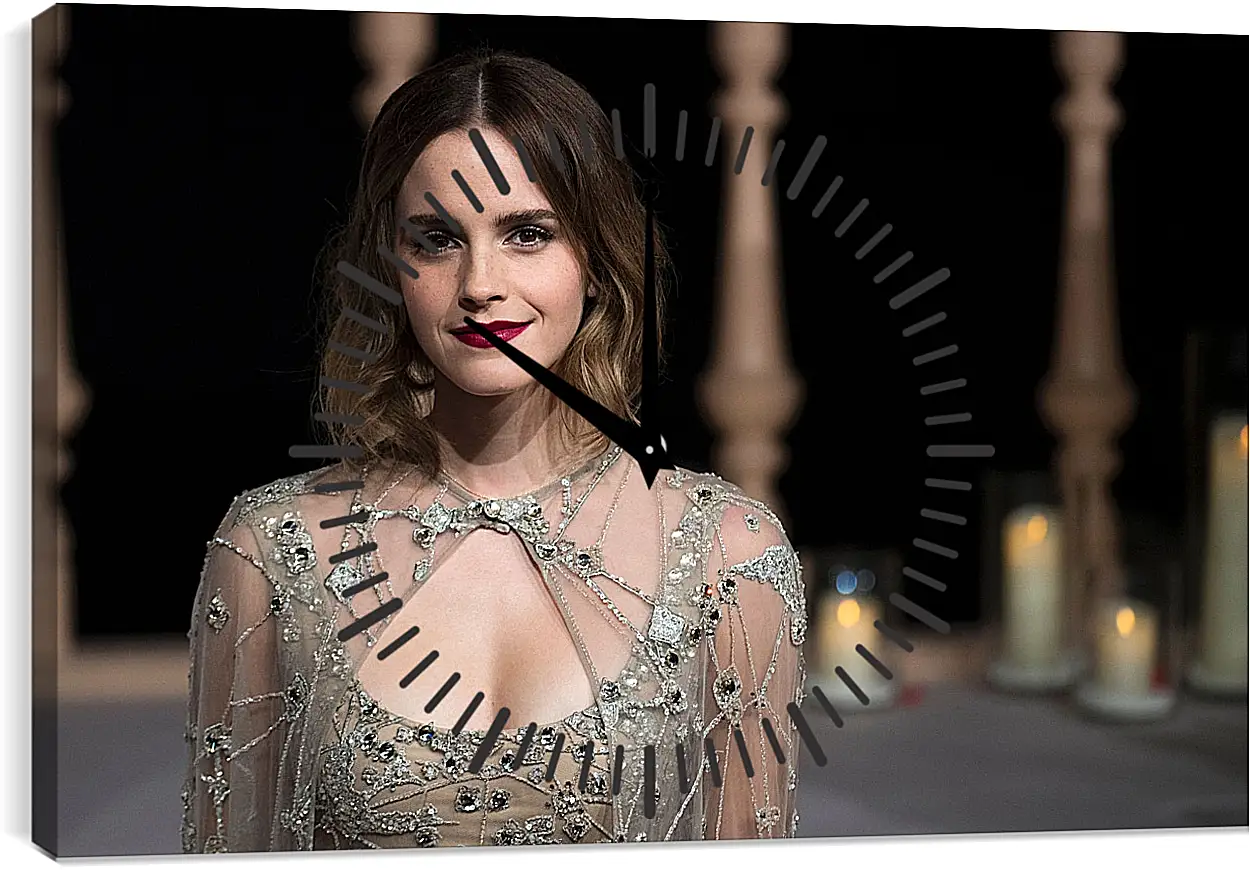 Часы картина - Эмма Уотсон. Emma Watson