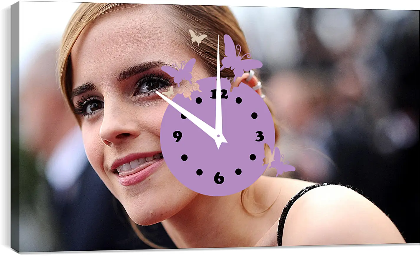 Часы картина - Эмма Уотсон. Emma Watson