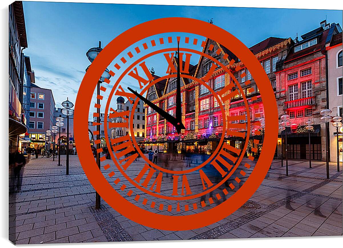 Часы картина - Амстердам
