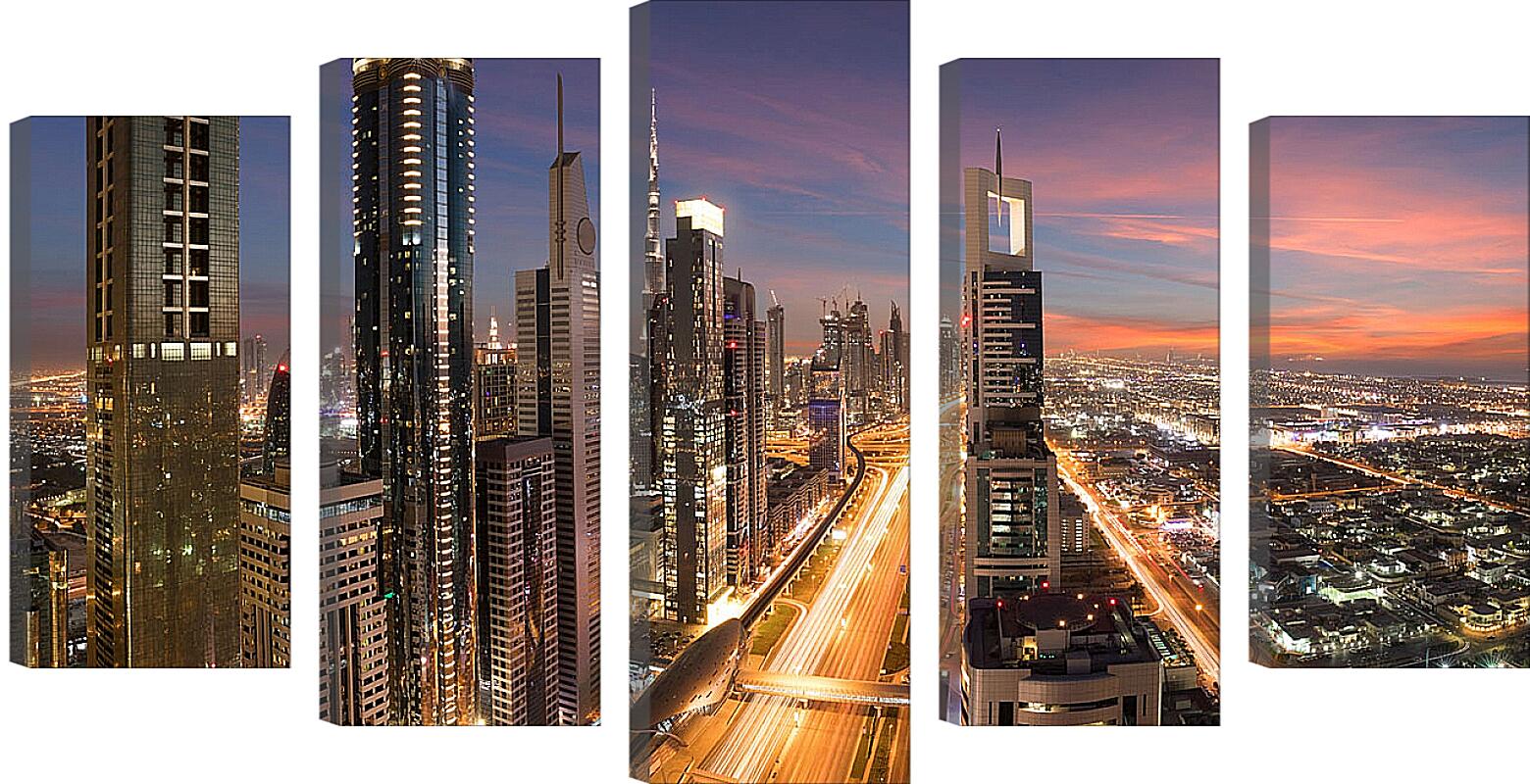 Модульная картина - Дубай