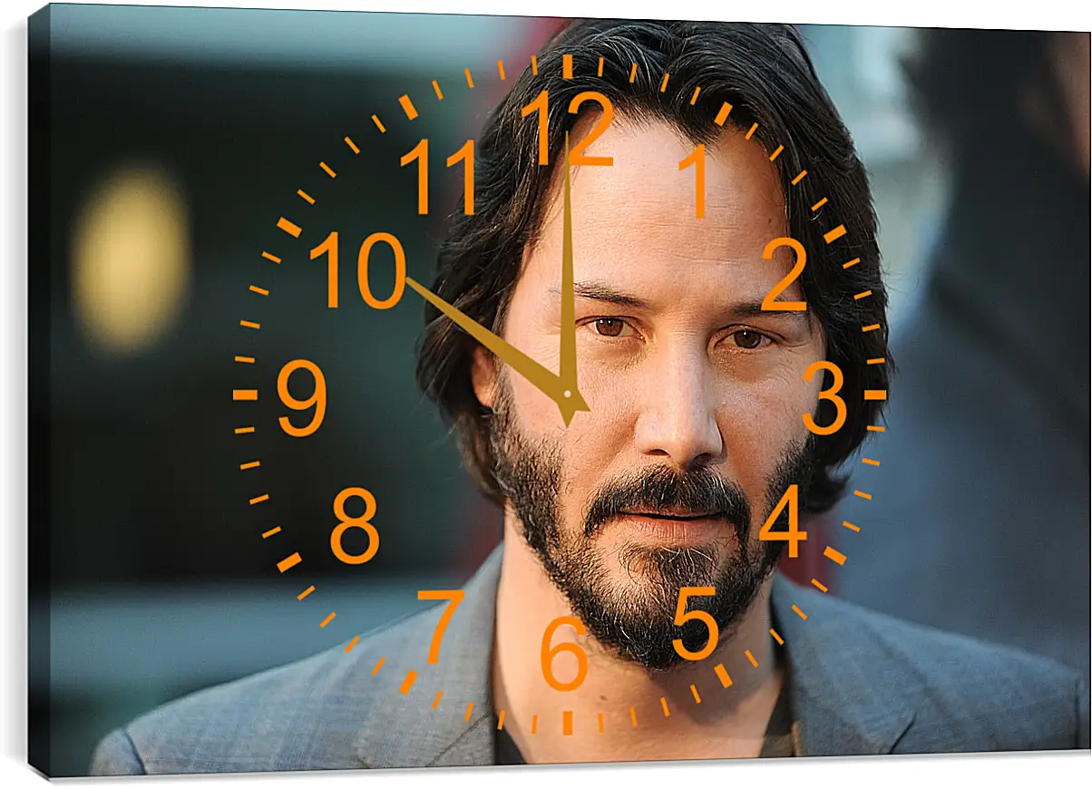 Часы картина - Киану Ривз. Keanu Reeves