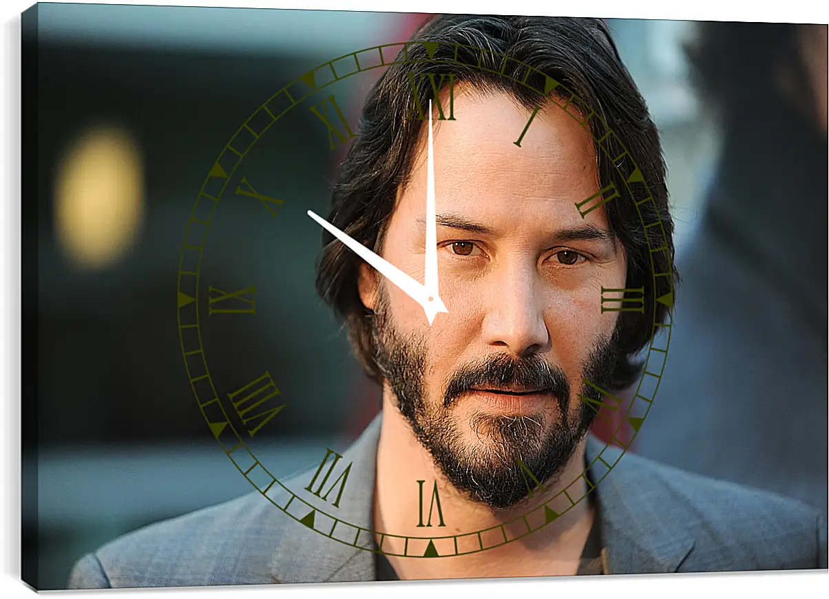 Часы картина - Киану Ривз. Keanu Reeves