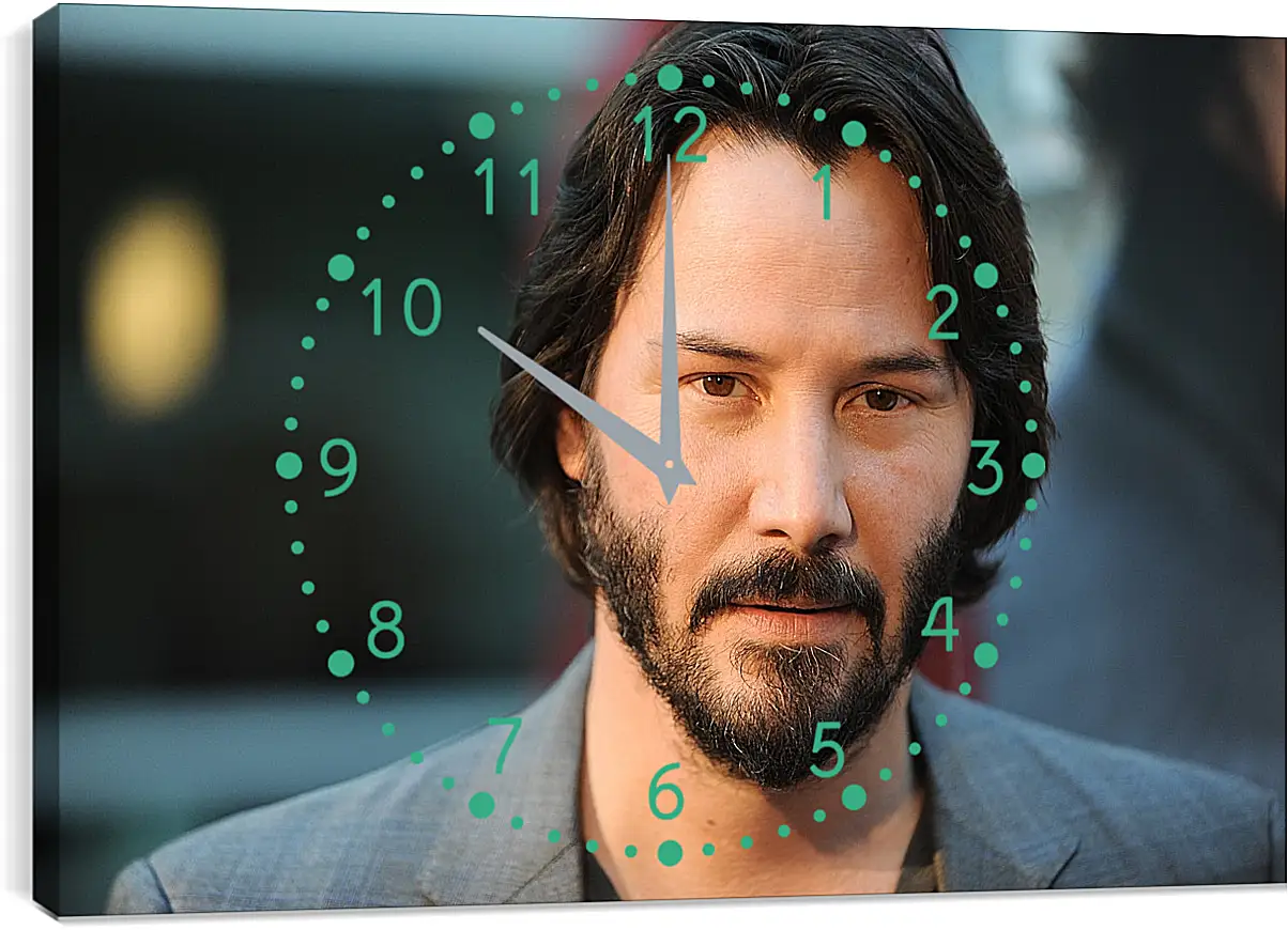 Часы картина - Киану Ривз. Keanu Reeves