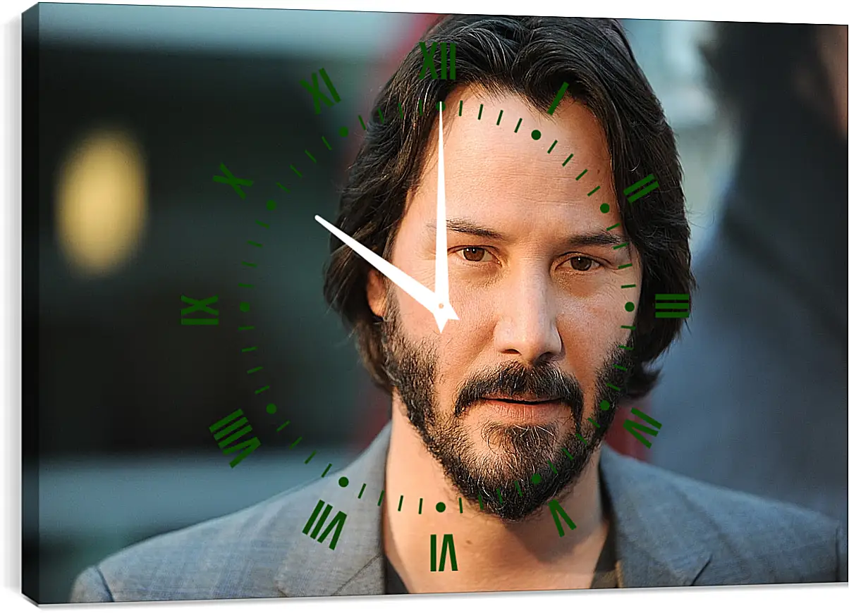 Часы картина - Киану Ривз. Keanu Reeves