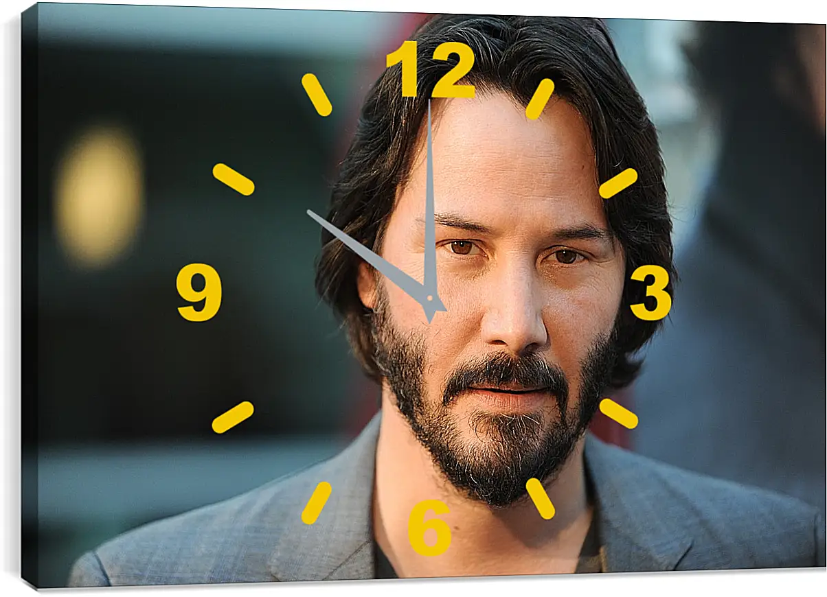 Часы картина - Киану Ривз. Keanu Reeves