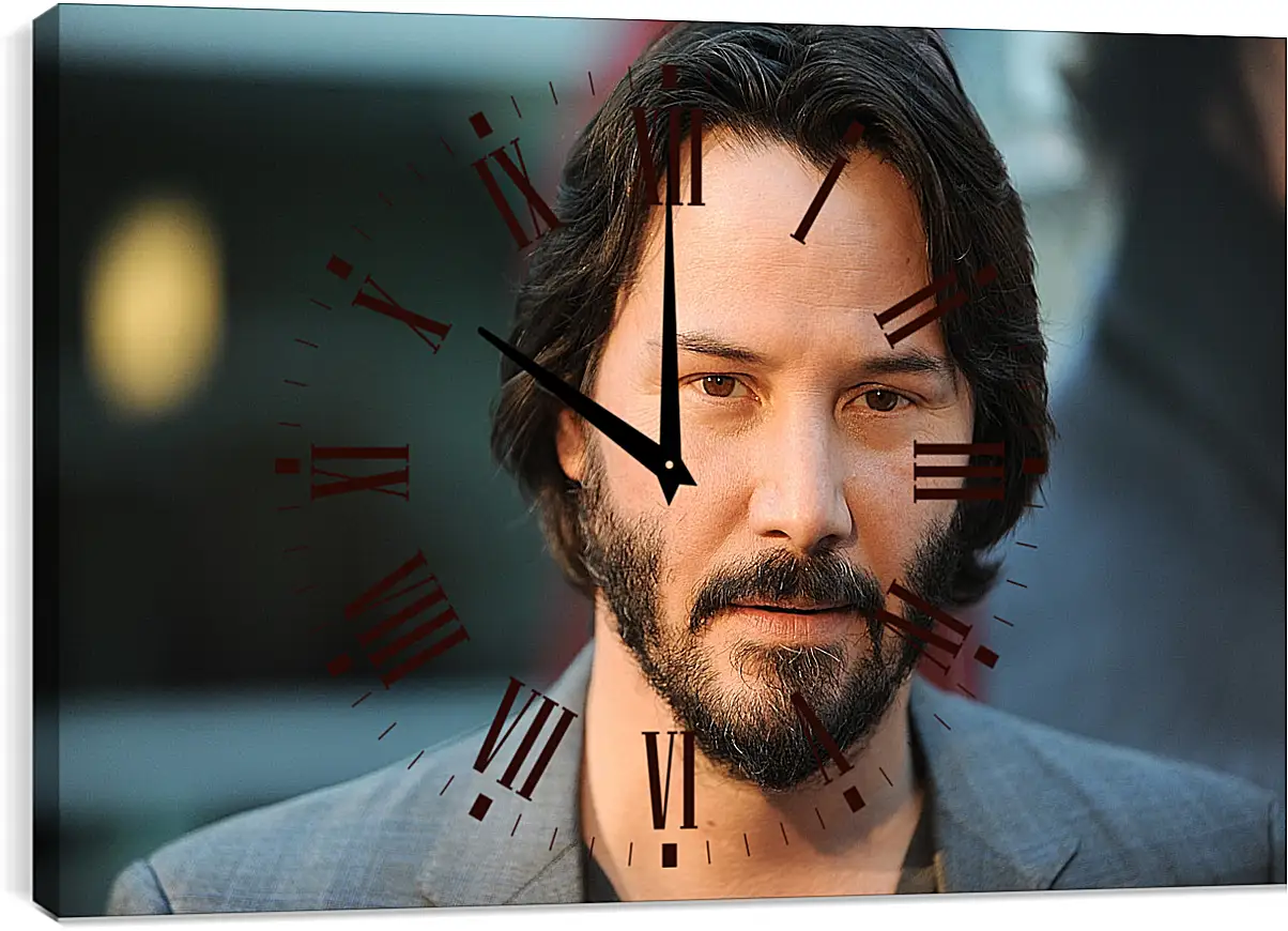 Часы картина - Киану Ривз. Keanu Reeves