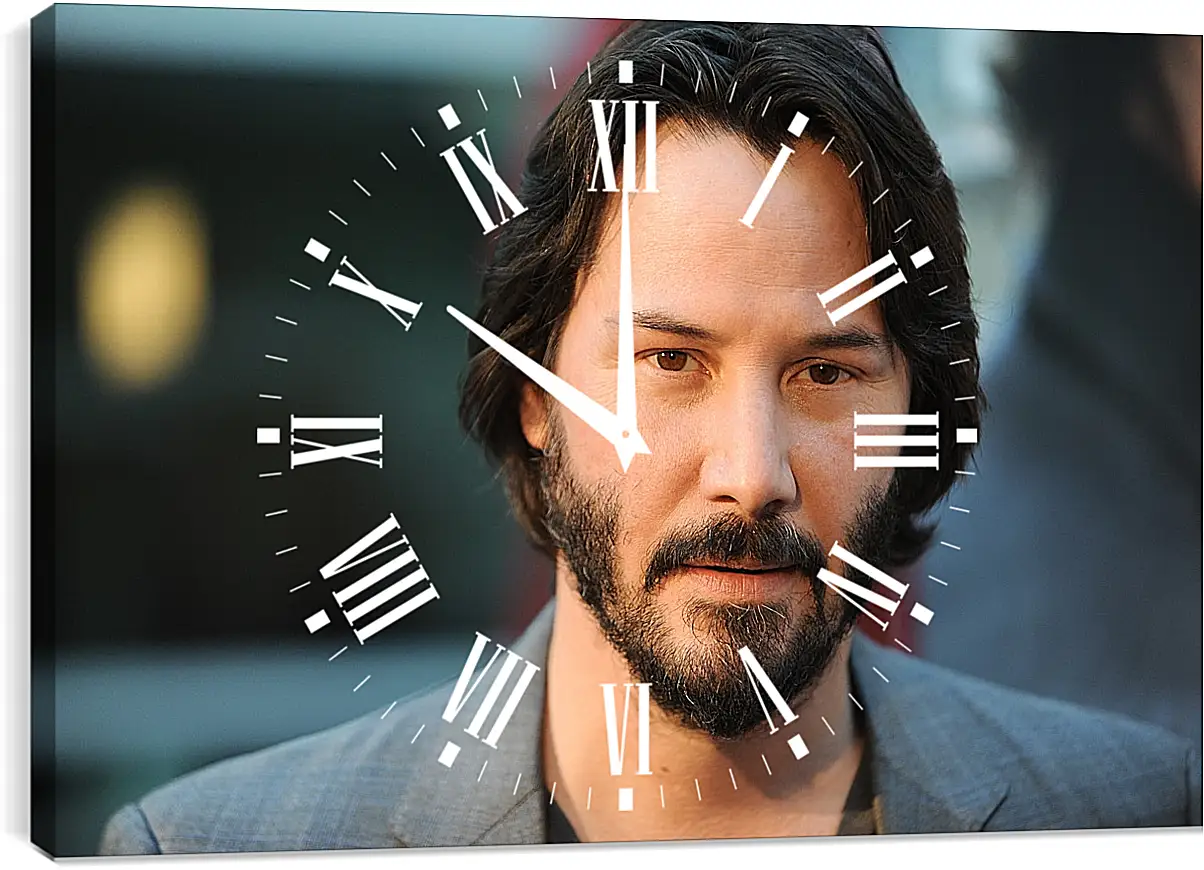 Часы картина - Киану Ривз. Keanu Reeves