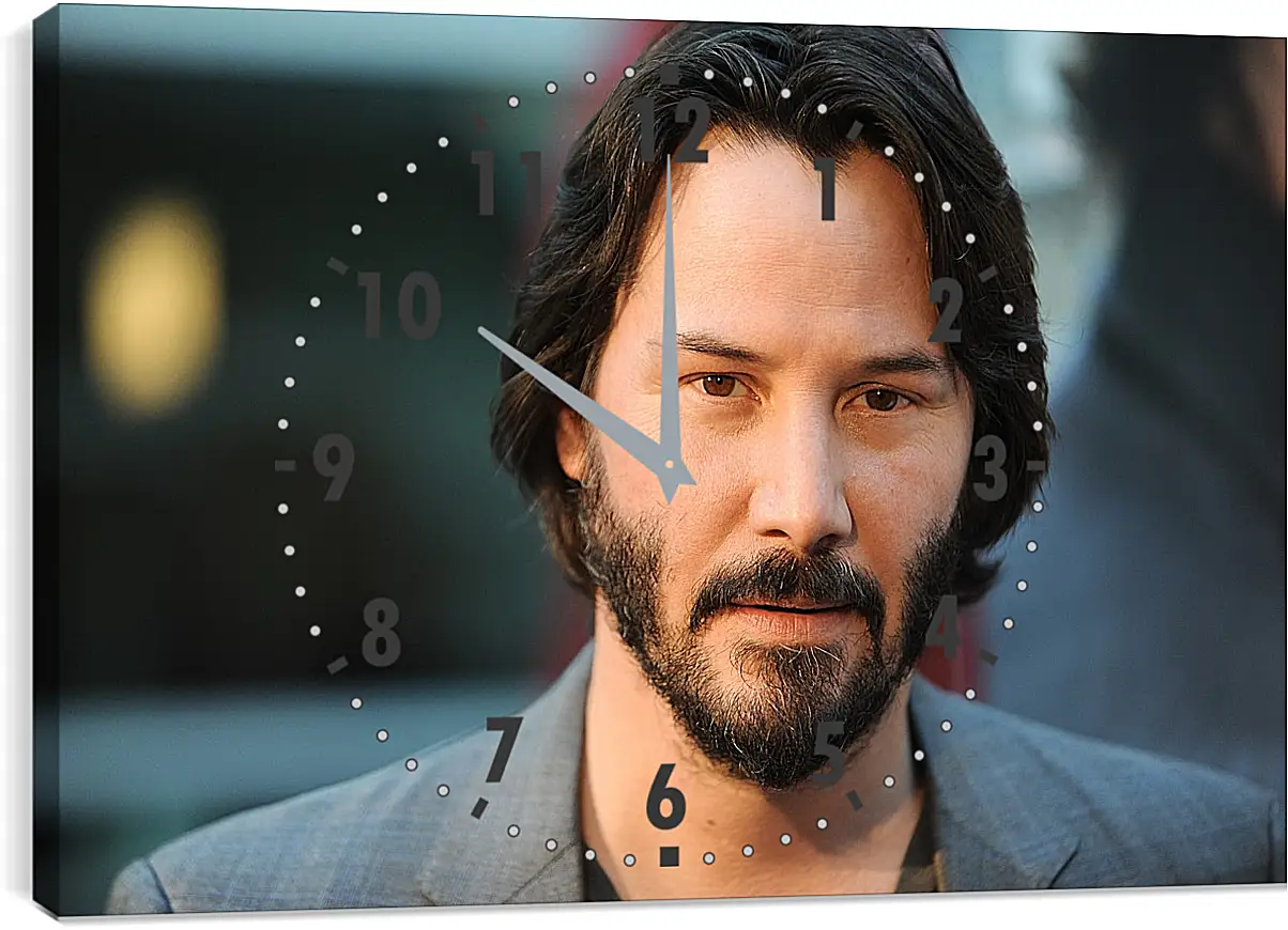 Часы картина - Киану Ривз. Keanu Reeves