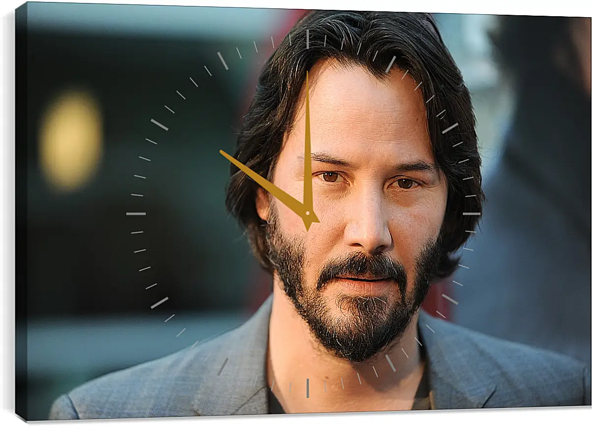 Часы картина - Киану Ривз. Keanu Reeves