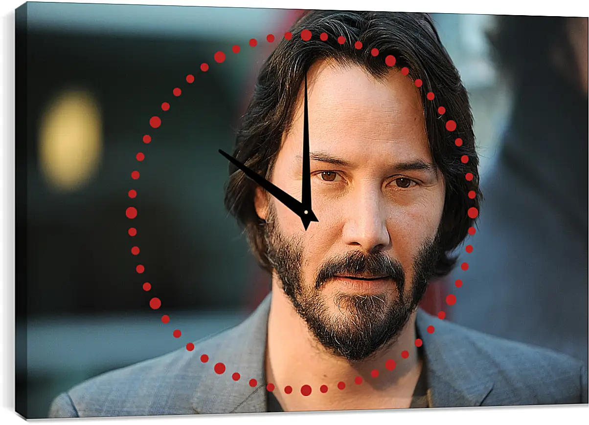 Часы картина - Киану Ривз. Keanu Reeves